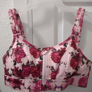 Shefit bra pink floral size medium